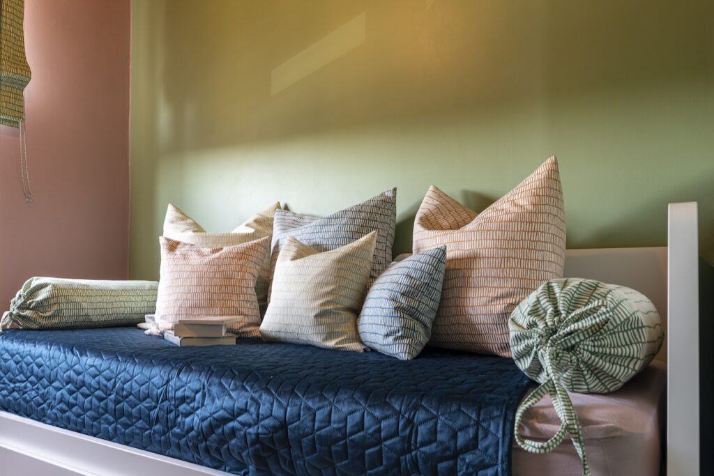 potters clay design coach pillows